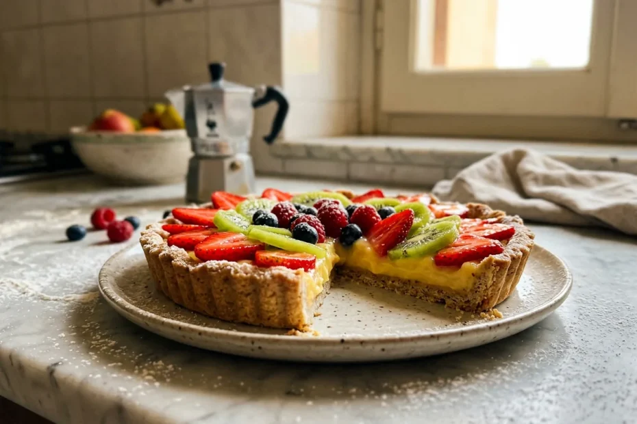 Crostata di frutta perfetta senza glutine + il trucco per una base che non si sbriciola
