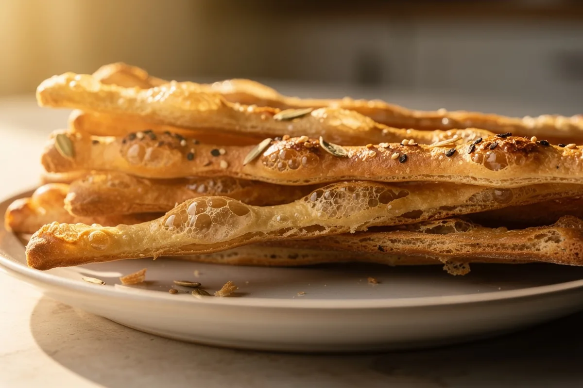 Grissini fatti in casa croccanti anche senza lievitazioni lunghe