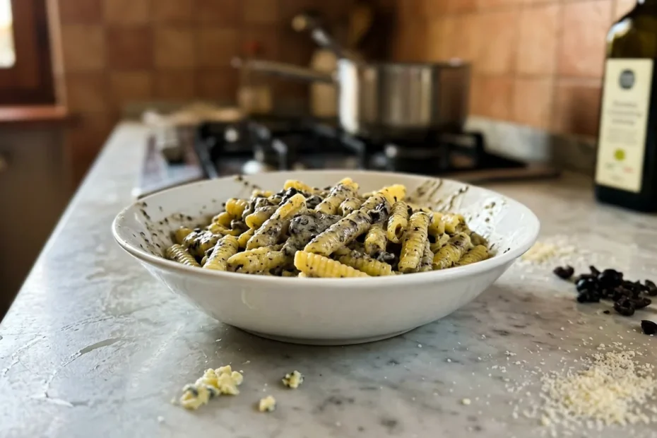 Pasta alla cenere cremosa senza panna: il segreto è tutto nei tempi del formaggio