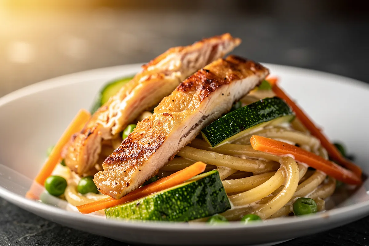 Pasta veloce con proteine e verdure pronta in un attimo