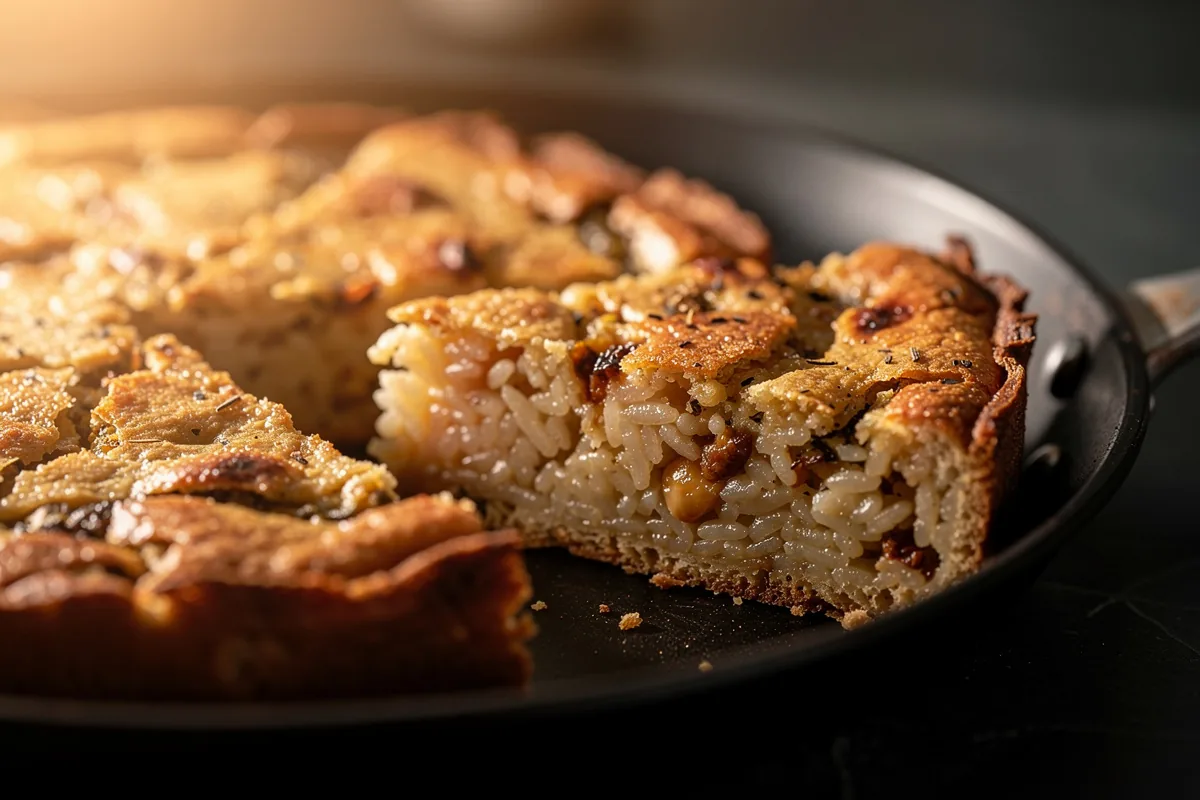 Riso avanzato? Il trucco della padella pressata che diventa croccante sotto