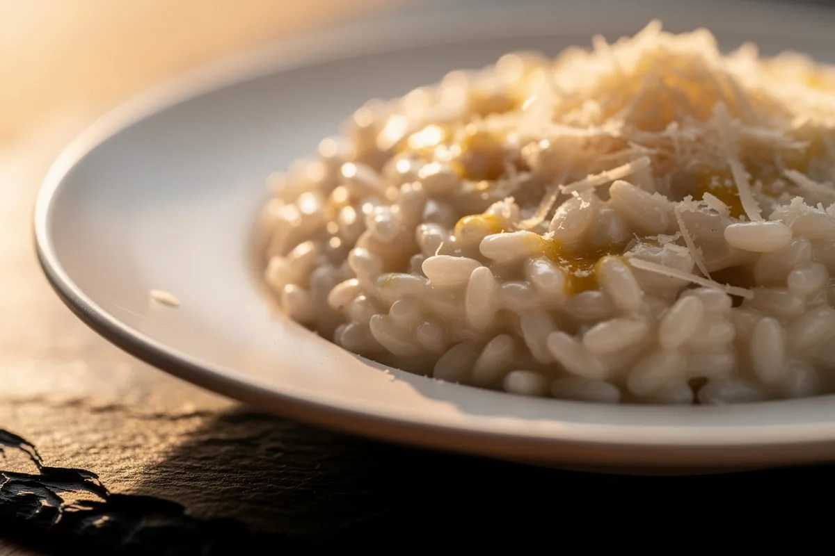 Riso cremoso in 12 minuti senza girare: il metodo della cottura assorbita che cambia tutto