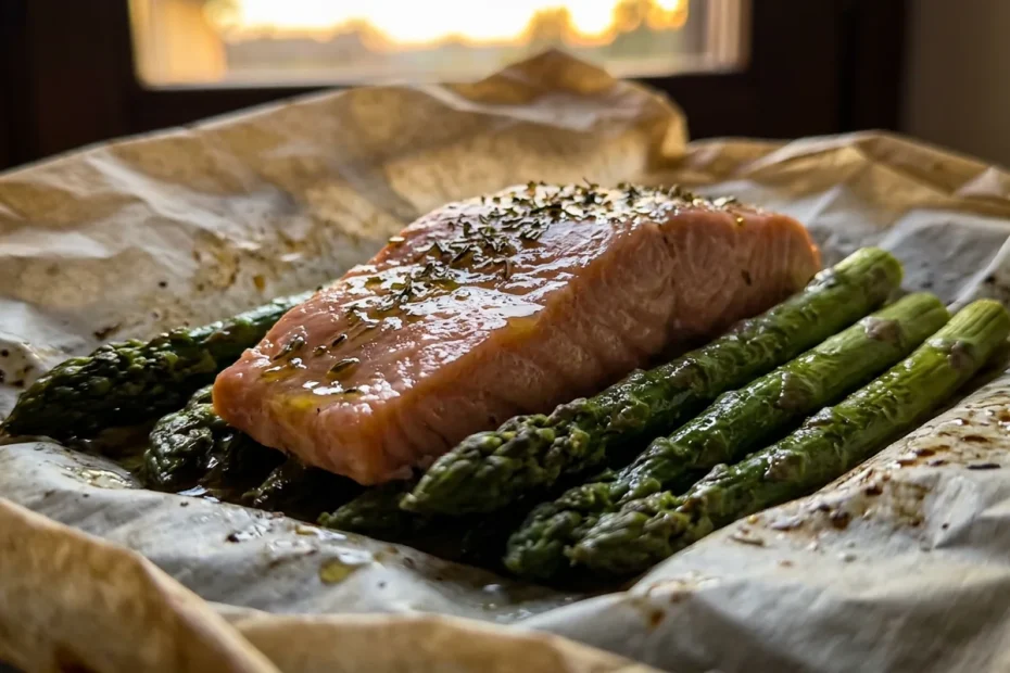 Salmone al cartoccio perfetto con asparagi: il trucco per tenerlo umido dentro