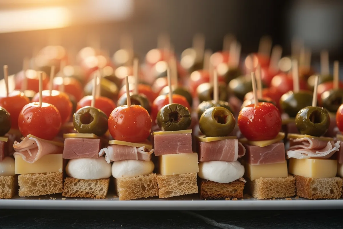 Spiedini freddi veloci perfetti quando arrivano ospiti all’improvviso